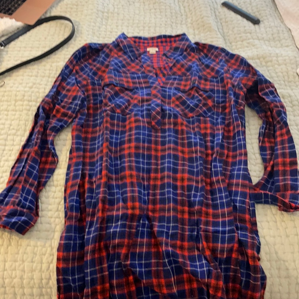 J. Crew flannel dress